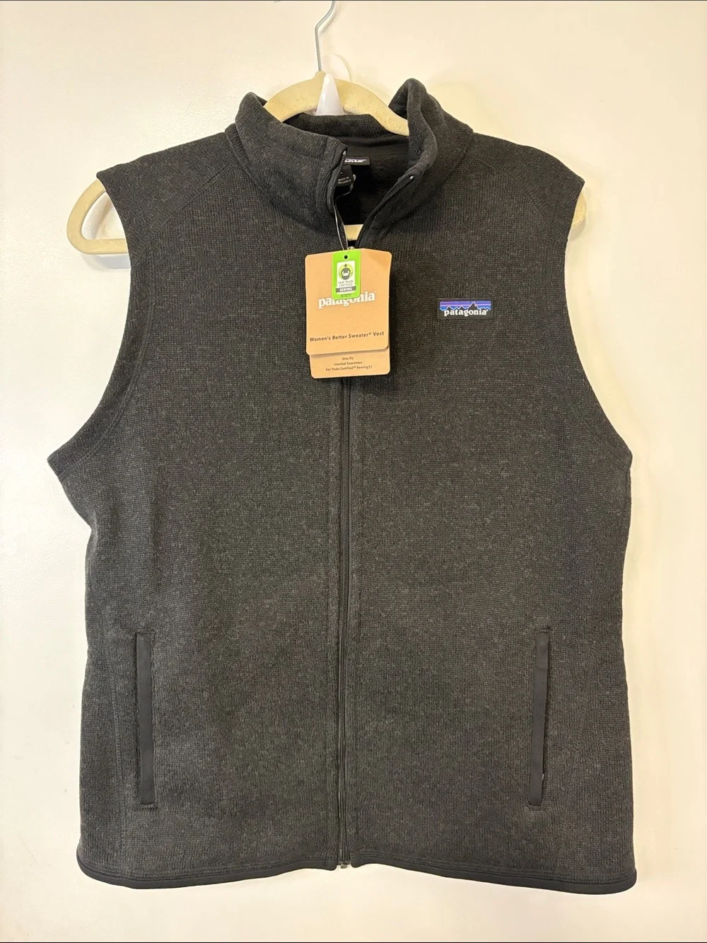 PATAGONIA WOMES BETTER SWEATER FLEECE CUSTOMIZED VESTS,BLACK!